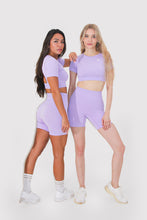 Load image into Gallery viewer, Lead in Lilac Shorts SET