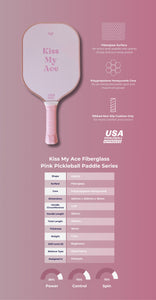 Pre-Order | Kiss My Ace Pickleball Paddle Series (ETA: Early November 2024)