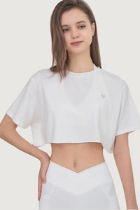 Rise Oversized Quick-Dry Cropped Tee