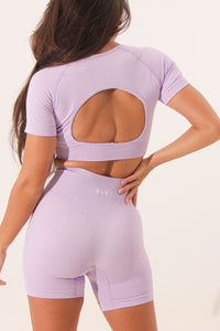 Lead in Lilac Shorts SET