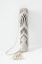 Load image into Gallery viewer, Handmade Macrame Yoga Mat Carrier
